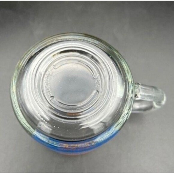 Gulf Oil Glass Mug Collector Series World's First Station Luminarc Vintage 8oz - Picture 6 of 6